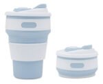 Vaso Plegable Jarro Térmico Mug Silicona Involcable Agarre