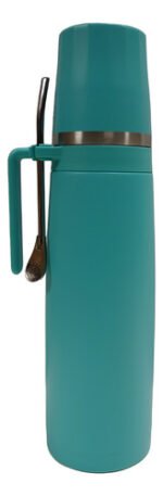 Combo Set Termo Mate Bombilla Acero Inoxidable 1,3 Litros - Imagen 2