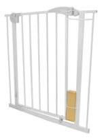 Puerta De Seguridad Bebe Niños Metalica Extensible Escalera - Imagen 7