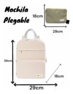 Mochila Ultraliviana Plegable Viaje 20l Bolsillos Grandes - Imagen 26