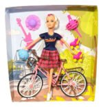 Muñeca Juguete Tiny Y Su Bicicleta Articulada 30cm Babymovil - Imagen 3