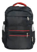 Mochila Reforzada Estilo Urbana 47x32x14 Clasica Escolar Color Rojo Diseño De La Tela Liso