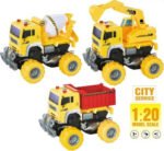 Juguete Camion Bombero Construccion Arenero Luz Sonido 25cm