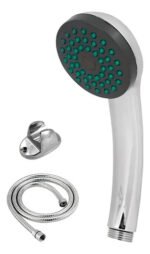 Duchador De Mano Cromado Lluvia Soporte Y Flexible 1,20m - Imagen 6