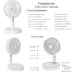 Ventilador Escritorio Portátil Ventilador Plegable - Imagen 8