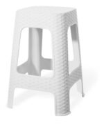 Banqueta Banquito Apilable Símil Ratan Plástico Babymovil - Imagen 7