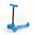 Monopatín 3 Ruedas Infantil Niños Freno Luz Colores Color Celeste - Imagen 2