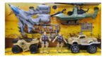 Juguete Set 2 Soldado Guerra Lancha Tanque Avion Helicoptero - Imagen 6