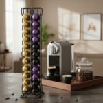 Porta Capsulas X 40 Nespresso Dos Guias Alambre Cromado - Imagen 2