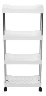 Carrito Organizador De Cocina Angosto Con 4 Estantes Ruedas - Imagen 11