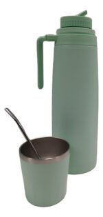 Combo Set Termo Mate Bombilla Acero Inoxidable 1,3 Litros - Imagen 3