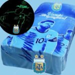 Frazada Manta River Boca Original Luminosa 1 Plaza Y Media - Imagen 8