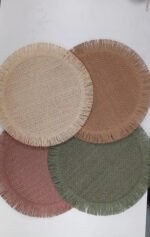 Mantel Individual Con Flecos Plato De Sitio 38cm - Imagen 7