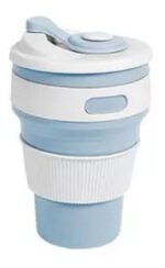 Vaso Plegable Jarro Térmico Mug Silicona Involcable Agarre - Imagen 3