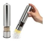 Molinillo Pimentero Salero Eléctrico Pimienta Sal A Pilas Ms