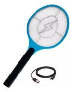Raqueta Mata Mosquitos Moscas Recargable Usb Color Varios - Imagen 2
