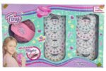 Juguete Set Belleza Aplicador Joyas Brillos Para Pelo Tiny - Imagen 3