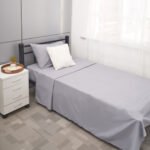 Juego De Sabanas Hotel 1200 Hilos Twin Size Premium 100x200 - Imagen 5