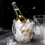Hielera Balde Champagne Frapera Hielo Acrilico Pinza Acero Color Trasparente - Imagen 4