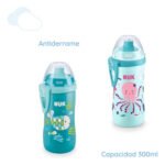 Vaso Antiderrame Junior Cup Cambio Color Nuk Color Azul Pez - Imagen 4