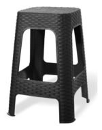 Banqueta Banquito Apilable Símil Ratan Plástico Babymovil - Imagen 15