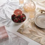 Individual De Mesa Calado Pack X 6 Forma De Hojas 30x45cm - Imagen 4