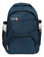 Mochila Clasica Estilo 48x33x15 Escolar Urbana Reforzada Color Azul Diseño De La Tela Liso