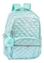 Mochila Escolar Urbana Puffer Nena Infantil Tornasolada - Imagen 8