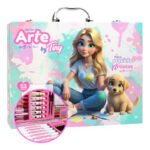 Kit Escolar Tiny Set De Arte 84 Piezas Colores