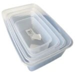 Set 4 Contenedores Hermeticos Con Tapa Frezzer Microondas - Imagen 2