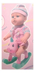 Tiny Muñeca Bebote Ana 31cm Hora Jugar Mamadera Unicornio - Imagen 3