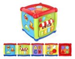 Cubo Didactico Bebe Piano Musica Encastre Reloj Babymovil