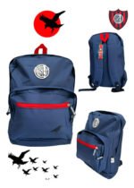 Mochila Escolar Quemoda San Lorenzo 21l Con Compartimento Para Notebook Liso - Imagen 5