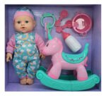 Tiny Muñeca Bebote Ana 31cm Hora Jugar Mamadera Unicornio - Imagen 2