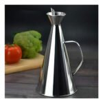 Vinagrera Aceitera Cocina De Metal 500 Ml Con Pico Y Manija - Imagen 2