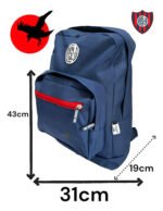 Mochila Escolar Quemoda San Lorenzo 21l Con Compartimento Para Notebook Liso - Imagen 6