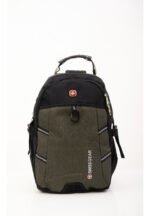 Mochila Antirrobo Con Candado Porta Notebook Reforzada Color Verde Diseño De La Tela Liso - Imagen 2