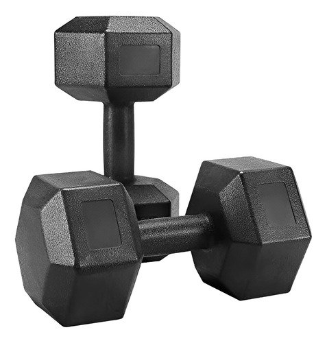 Set 2 Mancuernas Pesa Pvc Rellena Premium 10 Kg Gimnasio