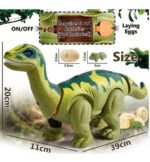 Juguete Dinosaurio Luces Sonidos Camina Pone Huevos Proyecta - Imagen 5