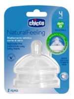 Tetina Chicco Natural Feeling 4m+ Flujo Regulable Babymovil - Imagen 2