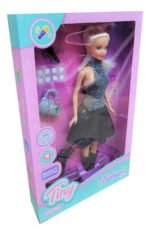 Muñeca Tiny Fashion Night Artista Con Accesorios 30cm - Imagen 5