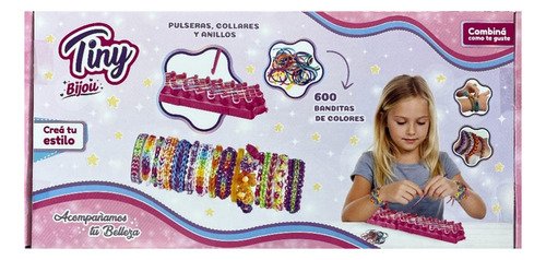 Set De Pulseritas Tiny Magic 600 Banditas De Colores