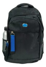 Mochila Clasica Cierres 52x33x14 Reforzada Escolar Urbana Color Azul Diseño De La Tela Liso