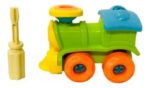 Combo Set X3 Juguete Autitos Tren Tractor Armar Infantil - Imagen 2