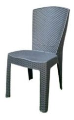 Sillas Plasticas Pinot Reforzada Jardin Simil Ratan Pack X 4 - Imagen 8