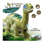 Juguete Dinosaurio Luces Sonidos Camina Pone Huevos Proyecta - Imagen 3