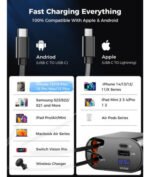 Cargador Rapido De Auto Para Samsung iPhone Retractil 4 En 1 - Imagen 4