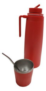 Combo Set Termo Mate Bombilla Acero Inoxidable 1,3 Litros - Imagen 17