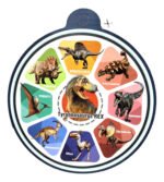 Dinosaurio Con Lanza Dardos Camina Luz Y Sonido ELG 54340 Color Dino Marron - Imagen 7