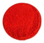 Alfombra Baño Antideslizante Redondo Suave Shaggy 50 X 50 - Imagen 9